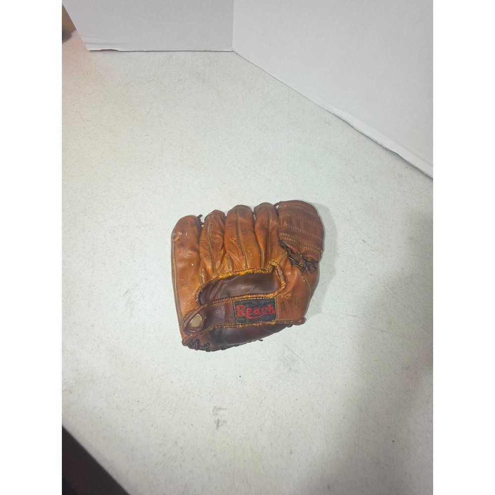 Reach Baseball Glove Mens OS Brown Fair Vintage Leather Split Finger Antique